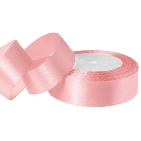 Лента атласная 2,5/25 пепельная роза