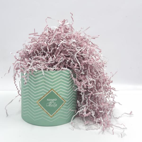 Наполнитель Бумажный двухцветный 100гр пудровый/белый