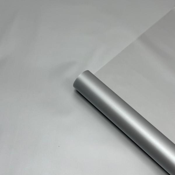 Пленка матовая Экостиль серебро 58см 50мкр 10м±5%