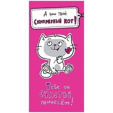 Открытка А это-твой сюрпризный кот! 0316,647