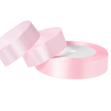 Лента атласная 2/25 розовый