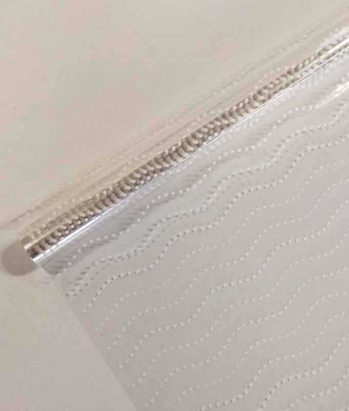 Пленка Точка волна белая 70см*200гр ± 5%