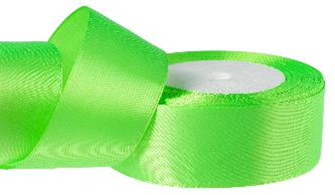 Лента атласная 3,8/25 салатовый
