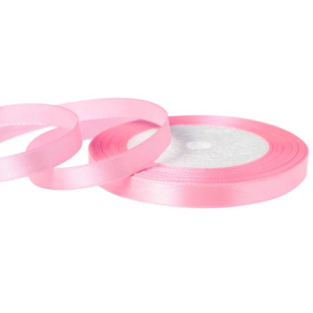 Лента атласная 1/25 ярко-розовый