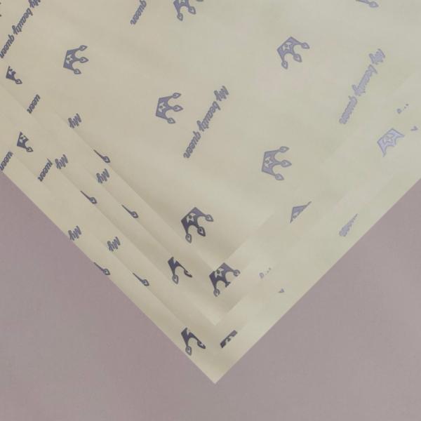 Пленка матовая двухсторонняя Королева фисташка/дымчато-розовая 10 листов 58*58 50мкр