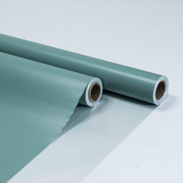 Пленка матовая Корея двухсторонняя фисташковый/белый перламутр 48см*13м±5% 50мкр