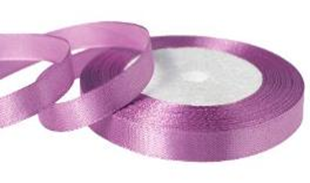 Лента атласная 1/25 сиренево-розовый