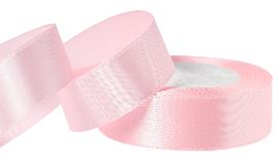Лента атласная 2,5/25 нежно-розовый