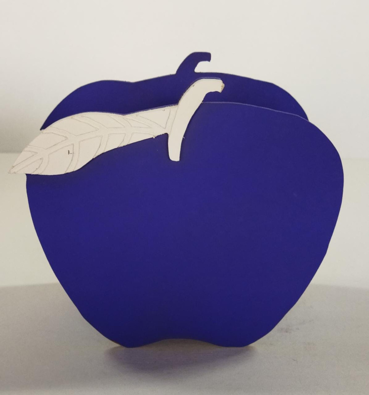 Кашпо Яблоко фиолетовый Акция