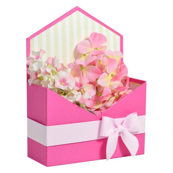 Конверт 180*240*70 с бантиком фуксия