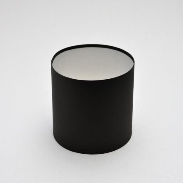 Коробка круглая без крышек 15*15 черный