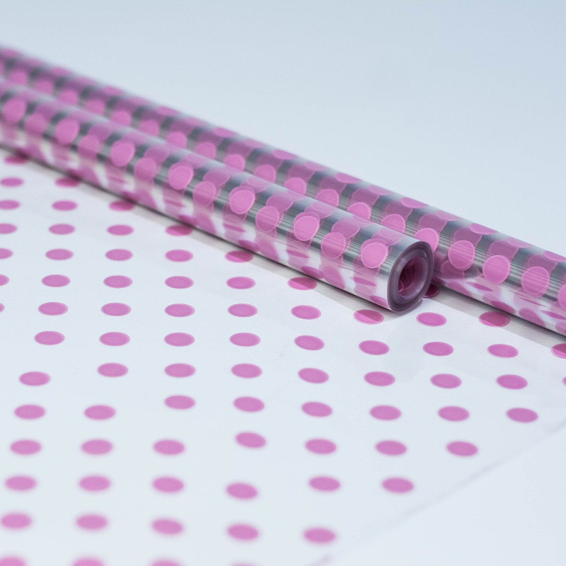 Пленка Горох нюдовый 70см*10ярд ± 5%