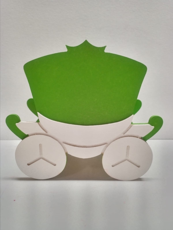 Кашпо Карета (170*90*165) салатовый Акция