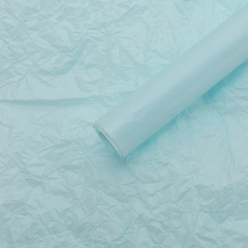 Упаковочный материал ТИШЬЮ,  50 см х 66 см, 10 листов/упак., небесно-голубой