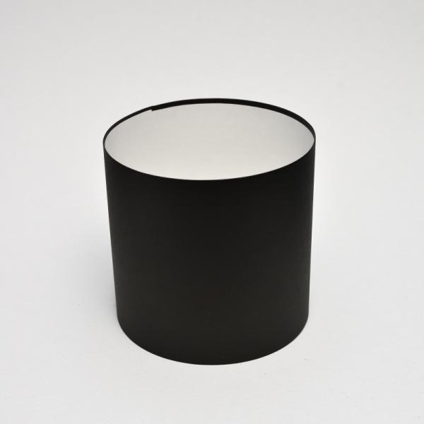Коробка круглая без крышек 20*20 черный