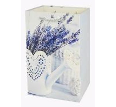 Пакет подарочный Букет лаванды 3 32*26*12см