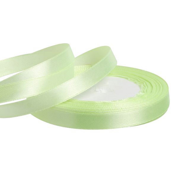 Лента атласная 1/25 лайм
