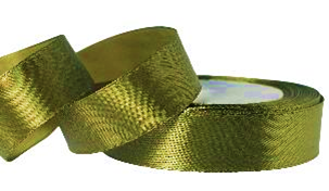 Лента атласная 2/25 оливковый