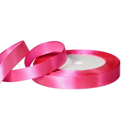 Лента атласная 1,2/25 фуксия