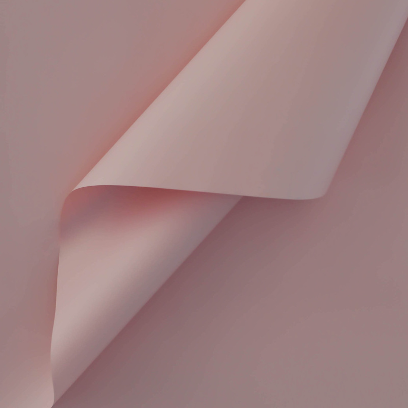 Пленка матовая однотонная двухсторонняя королевско-розовая 58см*10м±5% 65мкм