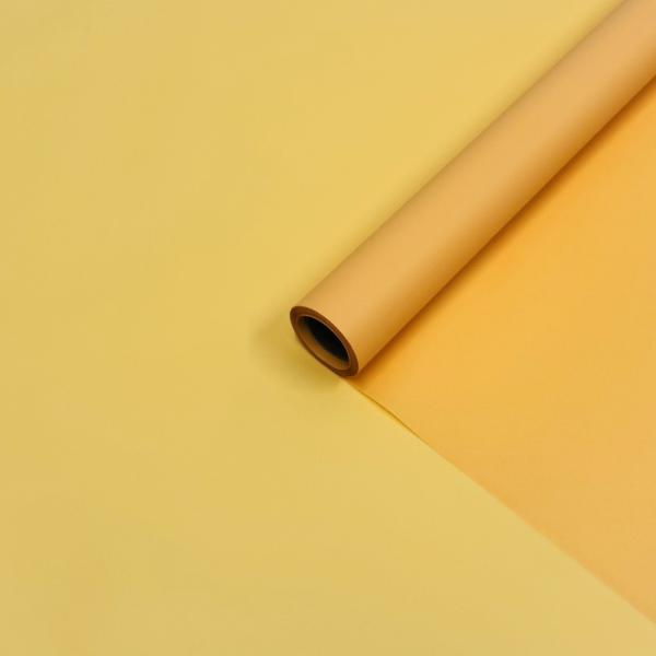 Пленка матовая Экостиль оранжевый пастель 58см 50мкр 10м±5%