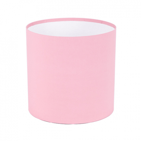 Коробка круглая без крышек 10*10 .розовый