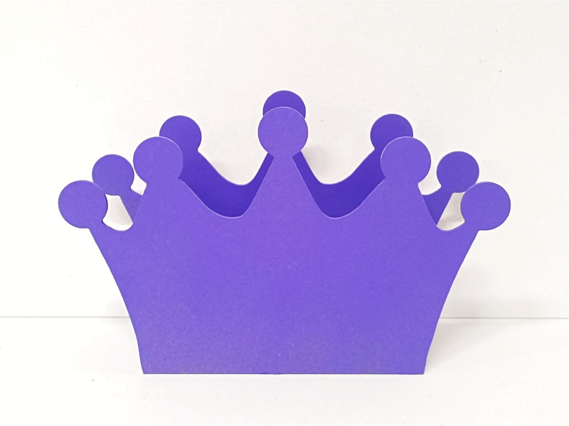 Кашпо Корона (150*240*80) фиолетовый Акция