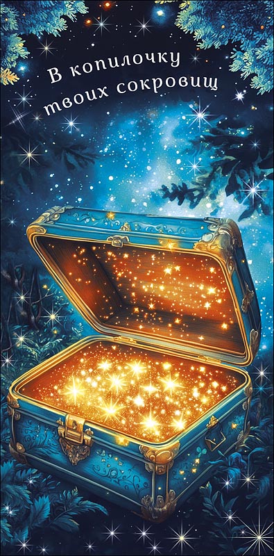 Конверт для денег В копилочку твоих сокровищ 0321.489