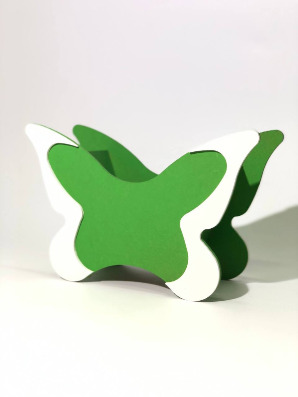 Кашпо Бабочка (230*150*80) салатовый Акция