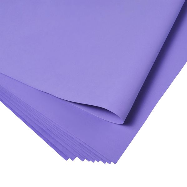 Фоамиран 60х70 см, (10 листов в уп.), 1,1мм цв. сиреневый