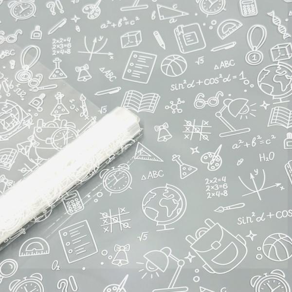 Пленка прозрачная Школьная пора белый 70см*200гр ± 5%