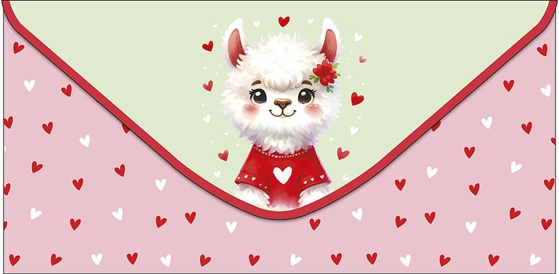 Конверт для денег Лама 0321.034