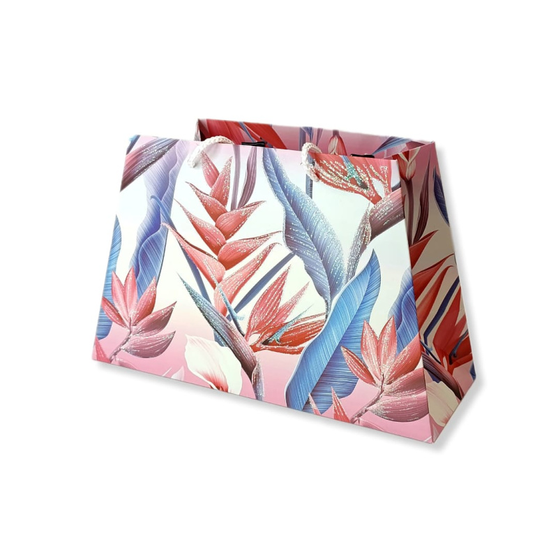 Пакет подарочный Экзотика 2, 29,5*19*12см