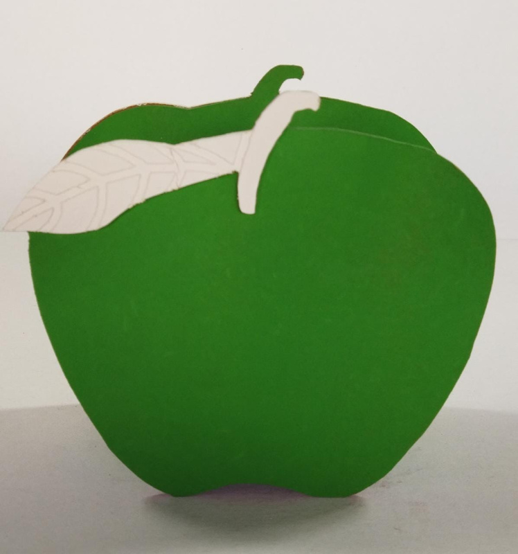 Кашпо Яблоко зелёный Акция