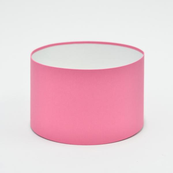 Коробка круглая без крышек 21*12 темно-розовый