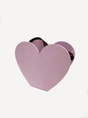 Кашпо сумка сердце  200*160*95 нежно-розовый