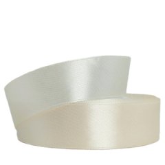 Лента атласная 2,5/25 айвори