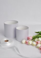 Коробки круглые без крышек набор из 2х (13*13/16*16) Majestic Нежная гвоздика