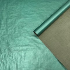 Крафт бумага односторонняя Изумрудный перламутр 68см/40гр/10м± 5%