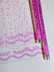 Пленка Вероника розовая 70см*10ярд ± 5%