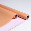 Пленка матовая Корея двухсторонняя персиковый/пурпурное утро 48см*13м±5% 50мкр