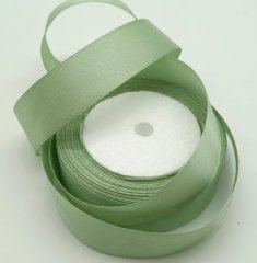 Лента атласная 2,5/25 светлая полынь