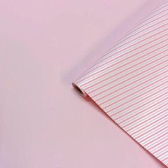Пленка матовая двухсторонняя Мираж бледно-розовый/нежная сирень 58см*10м±5% 65мкм