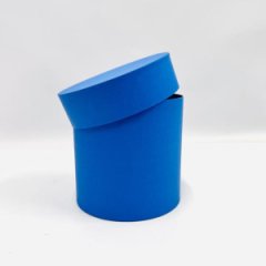 Коробка круглая 10*10 .синий