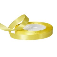 Лента атласная 1,2/25 желтый