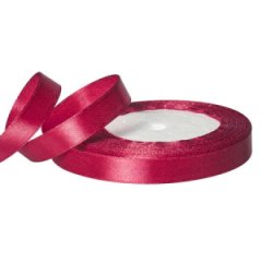 Лента атласная 1,2/25 малиновый