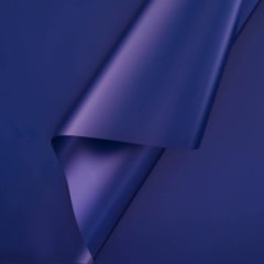 Пленка матовая однотонная двухсторонняя синий 58см*10м±5% 50мкр