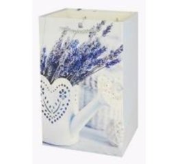 Пакет подарочный Букет лаванды 3 32*26*12см