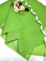 Пленка матовая Экостиль салатовый пастель  20 листов 58*58см 50мкм