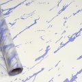 Пленка матовая с рисунком 50 мкр Мрамор сиреневый 60см*10 ярд ± 5%